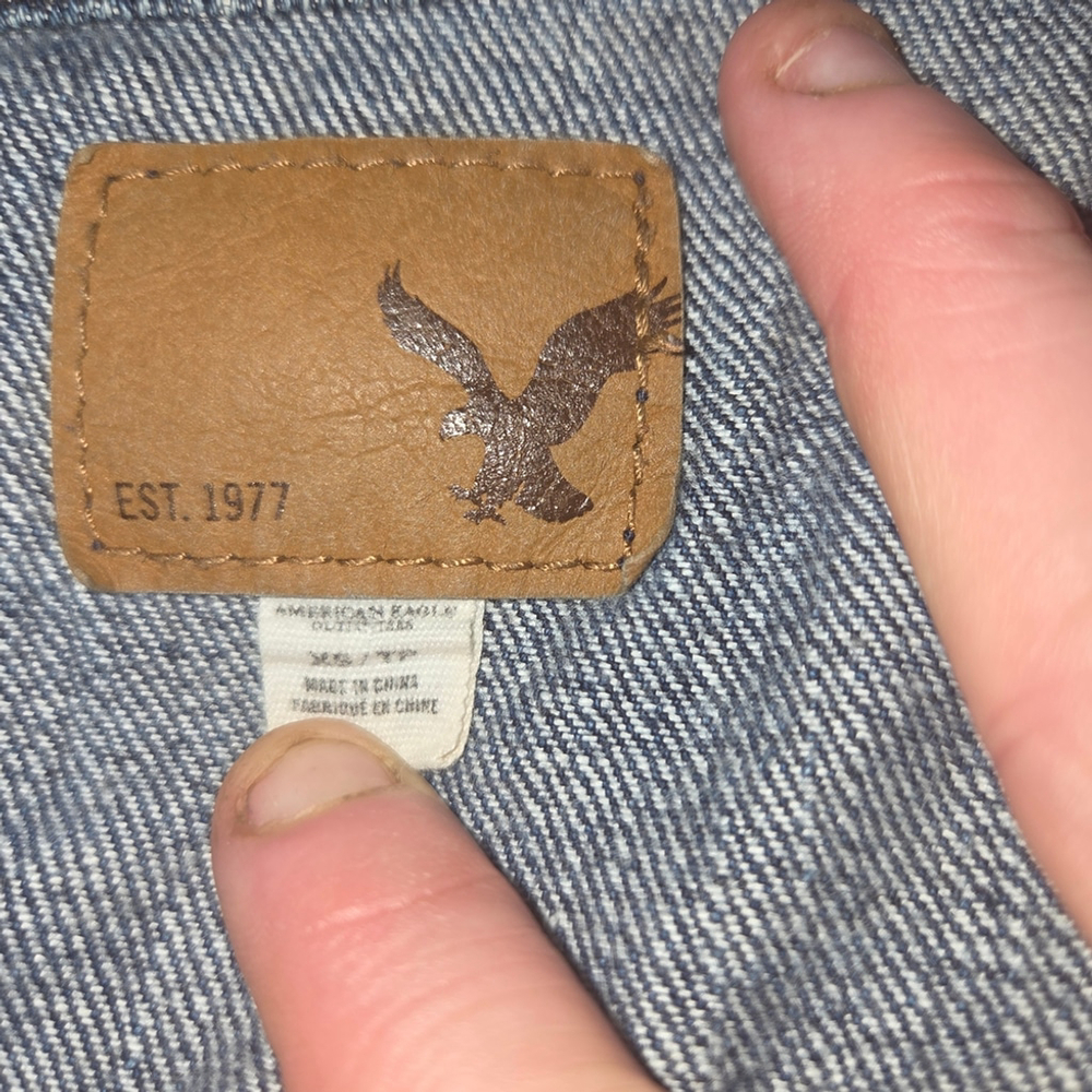 American Eagle Outfitters Blue Jean Jacket - Picture 6 of 7